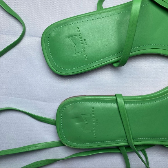Marc Fisher Womens Mireya Green Ankle Strap Sandals Size 7 - Picture 5 of 16